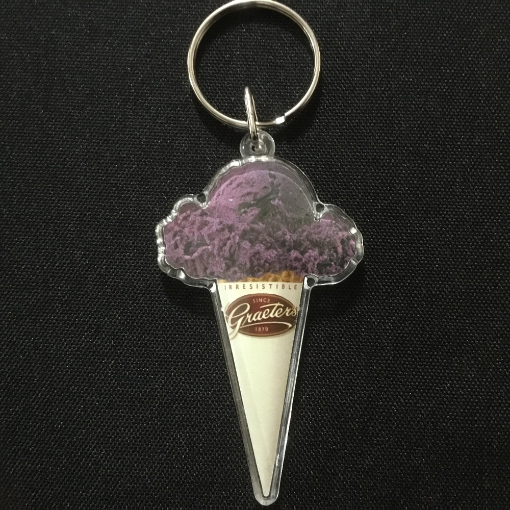 Graeters Ice Cream Key Chain - Picture 2 of 9